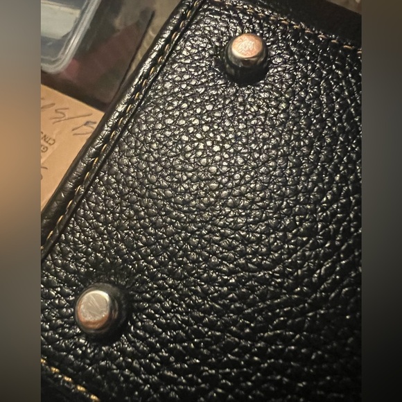 Coach Millie Black Leather Satchel - Picture 12 of 12